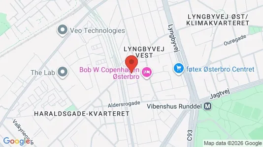 Erhvervslokaler til leje i Østerbro - Foto fra Google Street View