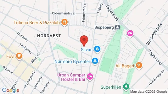 Erhvervslokaler til leje i København NV - Foto fra Google Street View