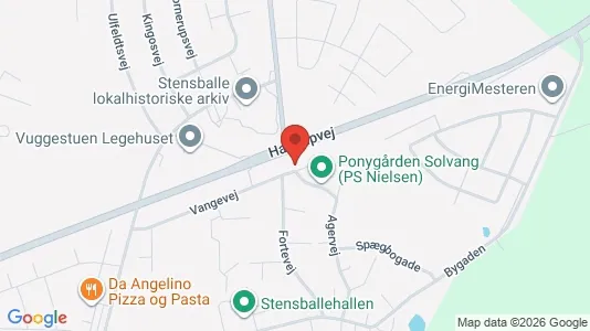 Erhvervslokaler til leje i Horsens - kort over placeringen