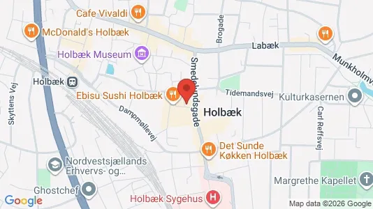 Erhvervslokaler til leje i Holbæk - Foto fra Google Street View