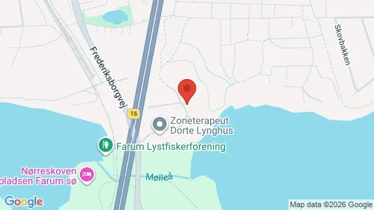 Erhvervslokaler til leje i Farum - kort over placeringen