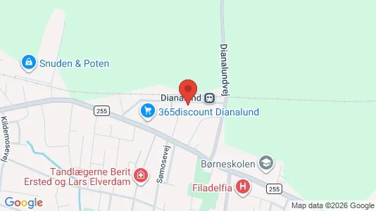 Erhvervslokaler til leje i Dianalund - Foto fra Google Street View