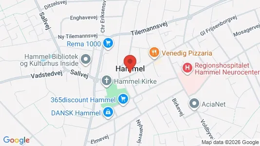 Erhvervslokaler til leje i Hammel - Foto fra Google Street View