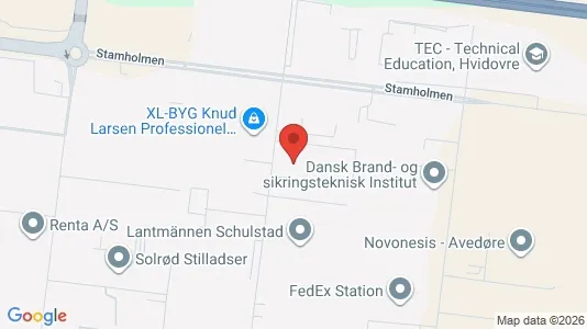 Erhvervslokaler til leje i Hvidovre - Foto fra Google Street View