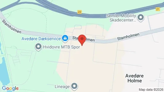 Erhvervslokaler til leje i Hvidovre - Foto fra Google Street View