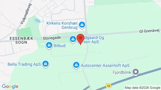 Erhvervslokaler til leje i Randers SØ - Foto fra Google Street View
