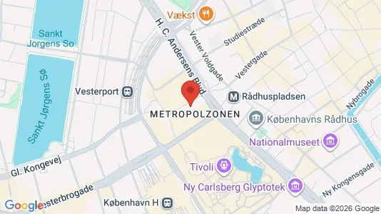 Erhvervslokaler til leje i Vesterbro - Foto fra Google Street View