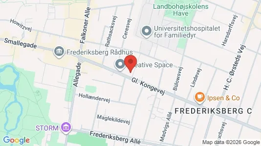 Erhvervslokaler til leje i Frederiksberg C - Foto fra Google Street View
