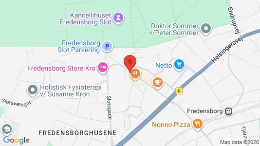 Erhvervslokaler til leje i Fredensborg - kort over placeringen
