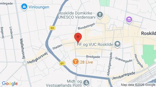 Erhvervslokaler til leje i Roskilde - Foto fra Google Street View