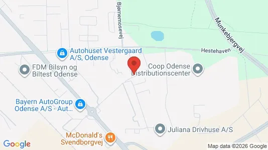 Kontorlokaler til leje i Odense S - Foto fra Google Street View