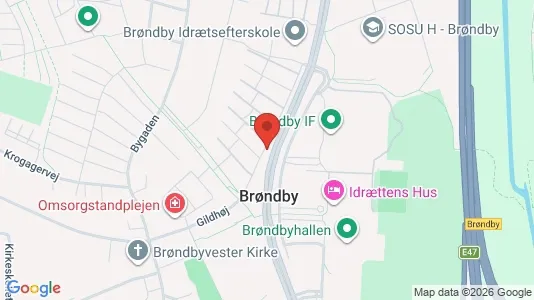 Erhvervslokaler til leje i Brøndby - Foto fra Google Street View