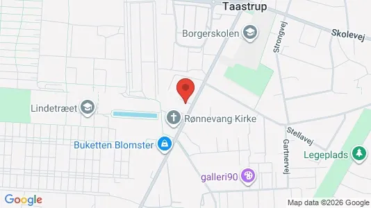 Erhvervslokaler til leje i Taastrup - Foto fra Google Street View