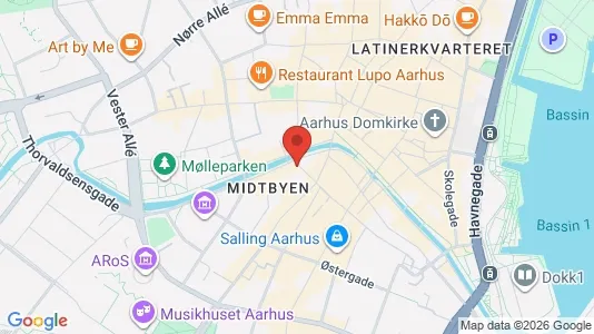 Erhvervslokaler til leje i Århus C - Foto fra Google Street View