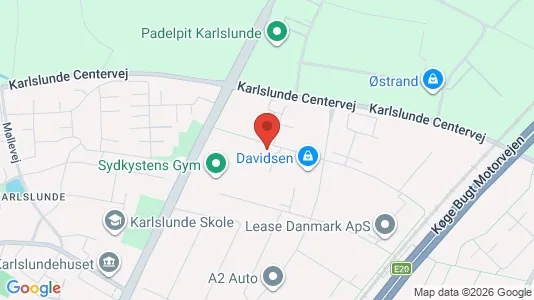 Erhvervslokaler til leje i Karlslunde - kort over placeringen