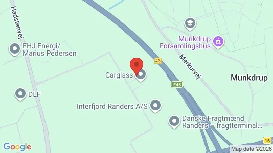 Erhvervslokaler til leje i Randers SV - Foto fra Google Street View