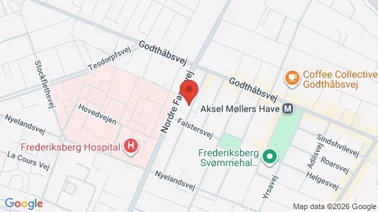 Erhvervslokaler til leje i Frederiksberg - Foto fra Google Street View