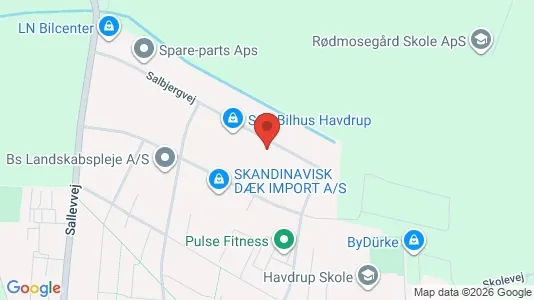 Erhvervslokaler til leje i Havdrup - Foto fra Google Street View