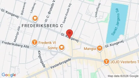 Erhvervslokaler til leje i Frederiksberg C - Foto fra Google Street View