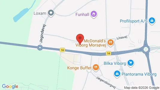 Erhvervslokaler til leje i Viborg - Foto fra Google Street View