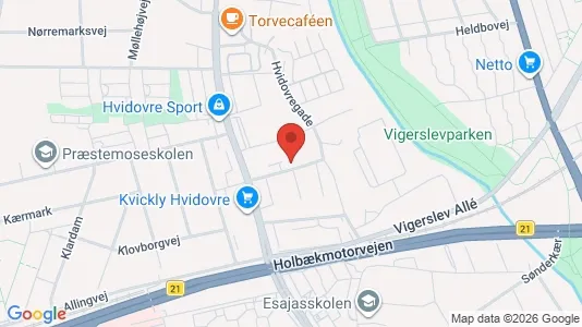 Erhvervslokaler til leje i Hvidovre - Foto fra Google Street View