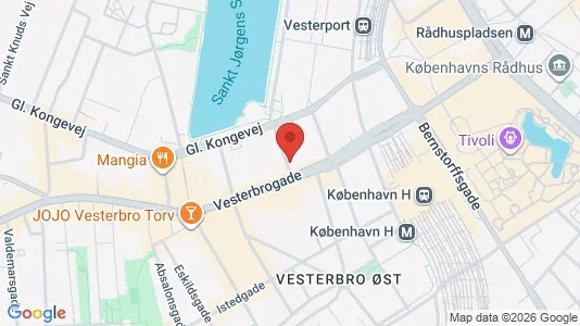 Erhvervslokaler til leje i Vesterbro - Foto fra Google Street View