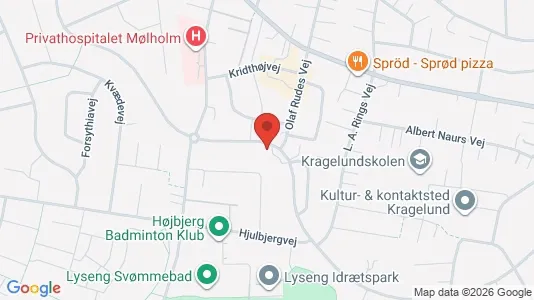 Erhvervslokaler til leje i Højbjerg - Foto fra Google Street View