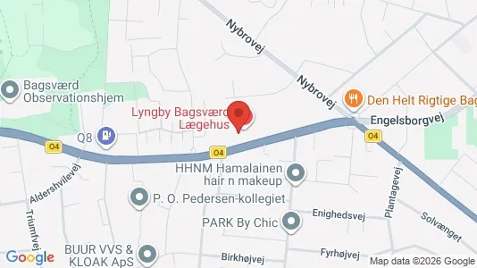 Kontorlokaler til leje i Kongens Lyngby - kort over placeringen