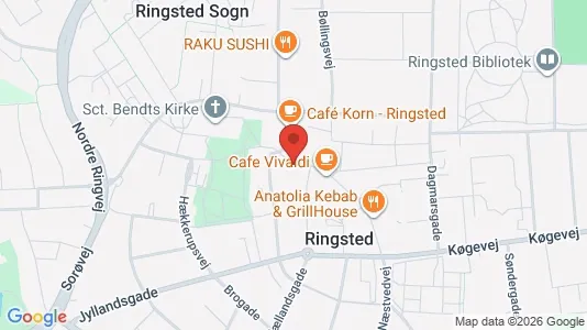 Erhvervslokaler til leje i Ringsted - Foto fra Google Street View