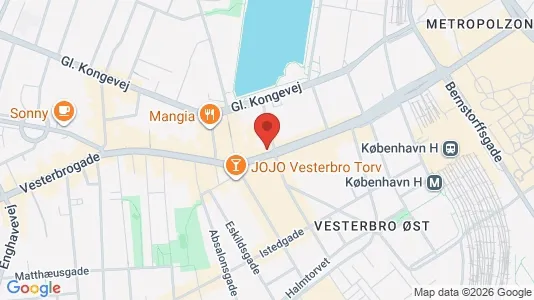 Erhvervslokaler til leje i Vesterbro - Foto fra Google Street View