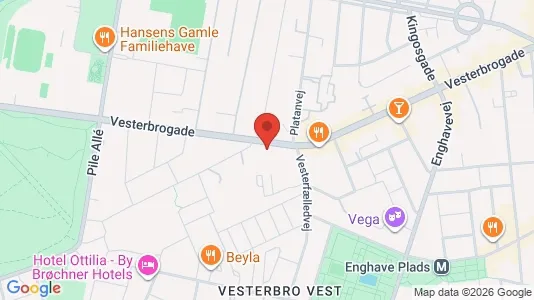 Erhvervslokaler til leje i Frederiksberg C - Foto fra Google Street View