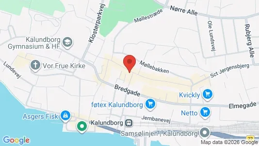 Erhvervslokaler til leje i Kalundborg - Foto fra Google Street View