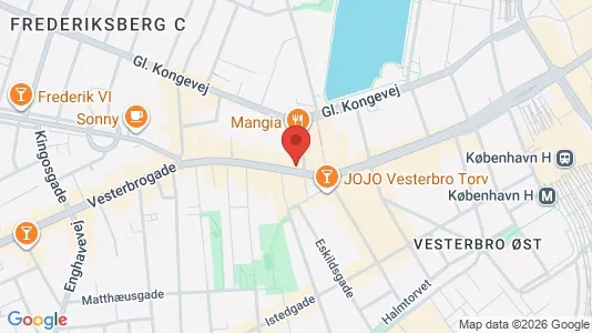 Erhvervslokaler til leje i Vesterbro - Foto fra Google Street View