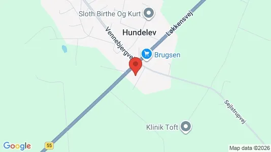 Erhvervslokaler til leje i Løkken - Foto fra Google Street View