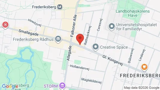 Erhvervslokaler til leje i Frederiksberg C - Foto fra Google Street View