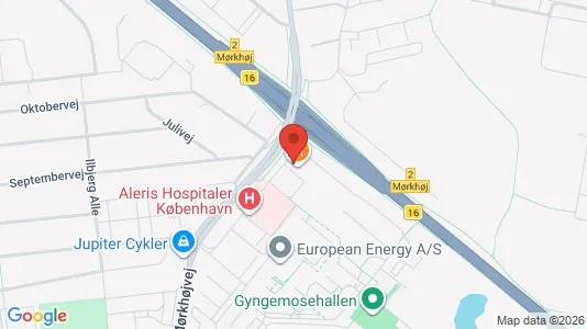 Erhvervslokaler til leje i Herlev - kort over placeringen