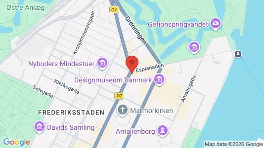 Erhvervslokaler til leje i København K - kort over placeringen