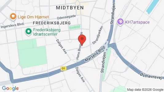 Erhvervslokaler til leje i Århus C - Foto fra Google Street View