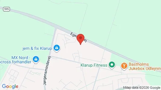 Erhvervslokaler til leje i Klarup - kort over placeringen