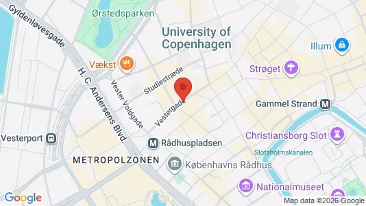 Erhvervslokaler til leje i Helsinge - kort over placeringen