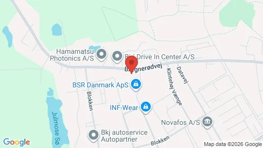 Erhvervslokaler til leje i Birkerød - Foto fra Google Street View