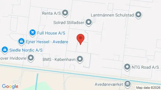 Erhvervslokaler til leje i Hvidovre - Foto fra Google Street View