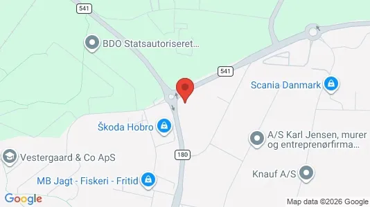 Kontorlokaler til leje i Hobro - Foto fra Google Street View