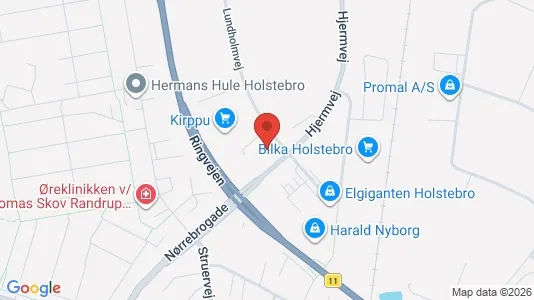 Lagerlokaler til leje i Holstebro - Foto fra Google Street View