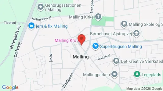 Erhvervslokaler til leje i Malling - Foto fra Google Street View