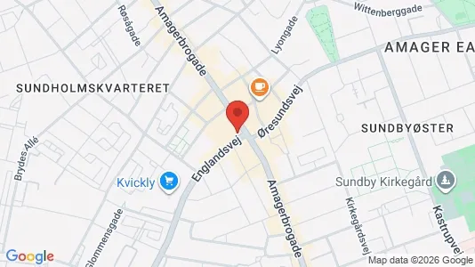 Erhvervslokaler til leje i København S - kort over placeringen
