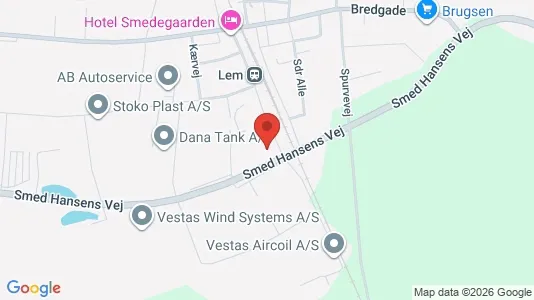 Kontorlokaler til leje i Lem St - kort over placeringen