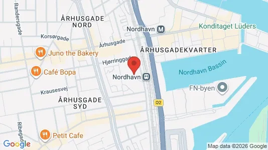 Kontorlokaler til leje i Østerbro - kort over placeringen