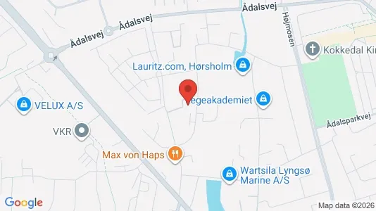 Kontorlokaler til leje i Hørsholm - kort over placeringen