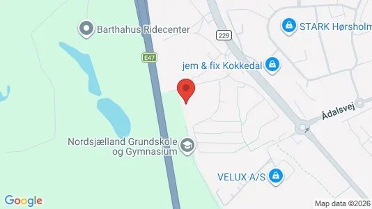 Kontorlokaler til leje i Hørsholm - kort over placeringen